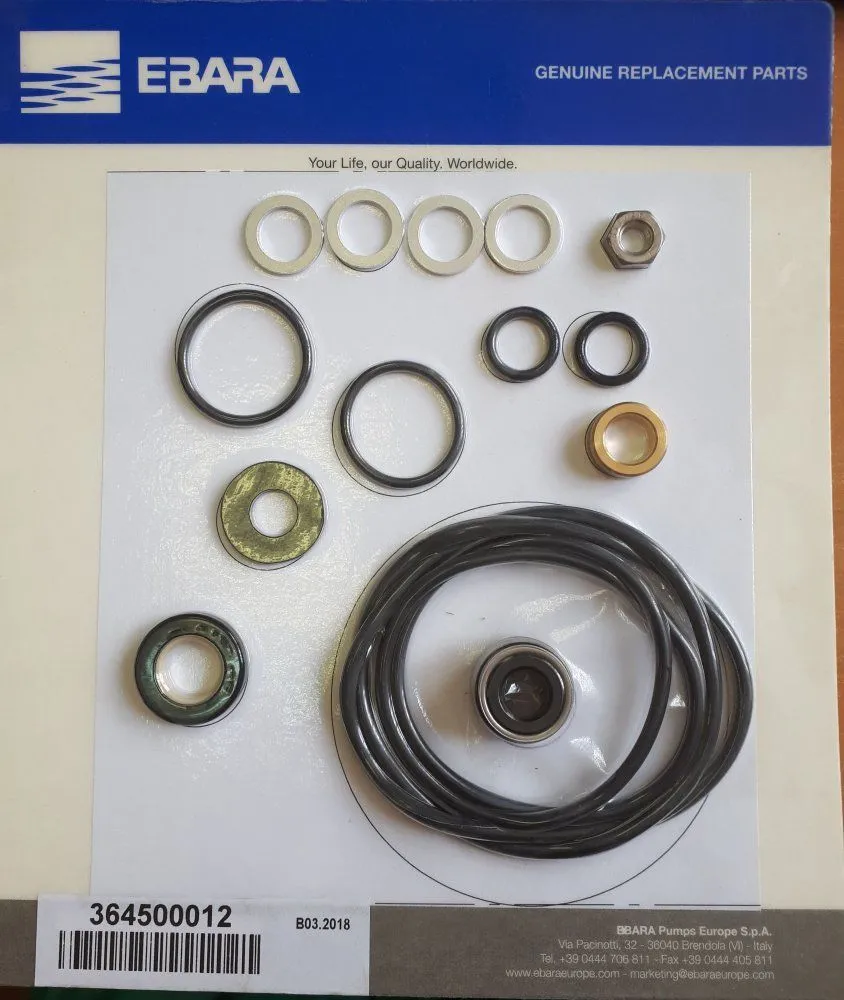 12mm ремкомплект к насосам JES/JESX (Car/Cer/NBR)