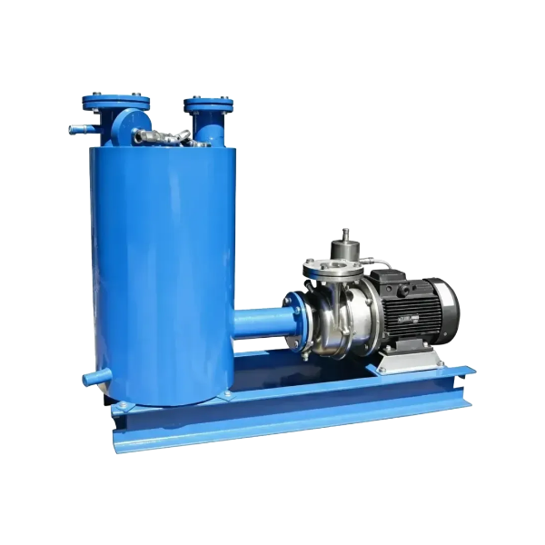 Самовсасывающая установка с насосом ОНЛ и предвключенным бачком для самовсасывания