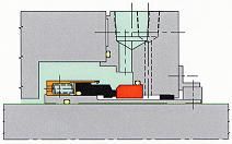 Торцевое уплотнение 1648 (одинарные картриджные уплотнения валов)